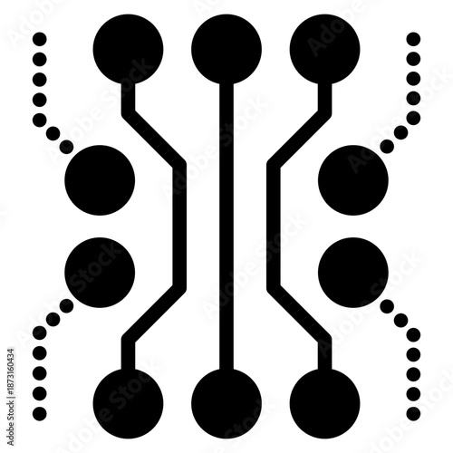 Electronics  icon glyph style vector illustration	
