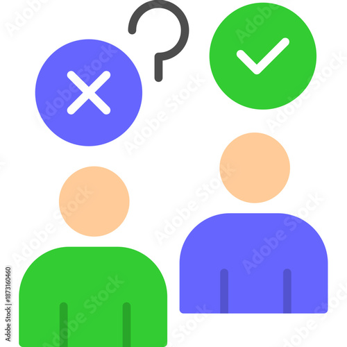 Net promoter score symbols Icon