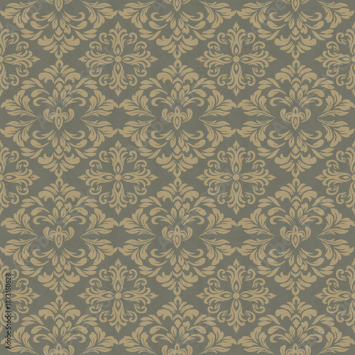 Damask refers to woven fabric with floral or geometric patterns created from a special weave that creates a distinctive pattern on the fabric. This weaving uses a technique of using multi-colored yarn