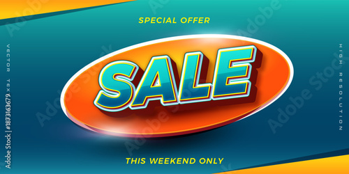 Vibrant weekend Flash banner