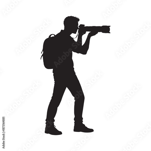 Photographer Silhouette with Telephoto Lens
Professional Photographer Silhouette
Camera Man Silhouette Shooting