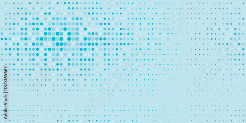 Blue halftone pattern abstract background for fabric style. Abstract dotted blue background texture. Futuristic abstract background for design. Color circles with a gradient fill. 3d illustration.
