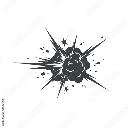 Comic Boom Burst Graphic