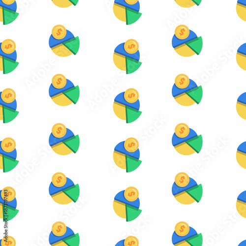 seamless pattern simple business theme