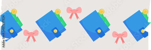 washi tape bow business theme