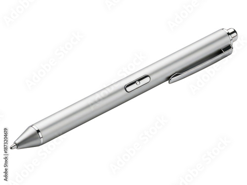 Modern digital stylus pen isolated on transparent background