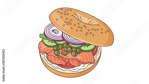 A clean, modern illustration of a multi-layered roll of toilet paper against a plain white background representing hygiene and everyday essentials