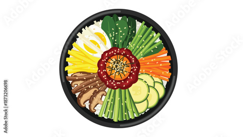 Vibrant red chili pepper vector illustration for spicy food concepts. A solitary ingredient with a fiery essence and dynamic culinary appeal