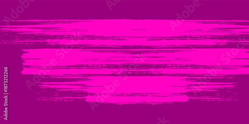 A jovial 3d illustration of obscure rosy brush strokes painted horizontally in the bright purple background. They create the celebratory spirit of happiness, joy and enjoyment.