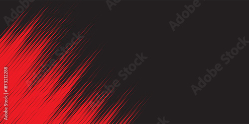 Background, contrast red and black color abstract template for business design. Technology style. You can use it for advertising, sports posters, templates, business presentations. Vector illustration