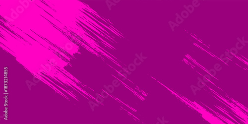 A jovial 3d illustration of obscure rosy brush strokes painted horizontally in the bright purple background. They create the celebratory spirit of happiness, joy and enjoyment.