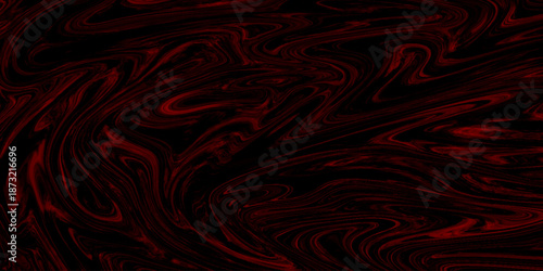 Abstract background of dark red liquid marble surface liner design. marble liquid ink texture. ink backdrop with wavy pattern. liquify swirl dark red and black colour art.