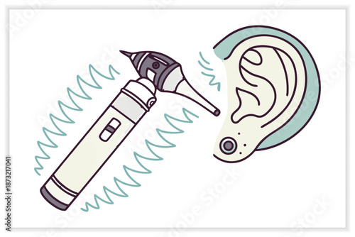 Doctor Tools Vector Illustration Set Medical Equipment, Healthcare, Diagnostic Instruments