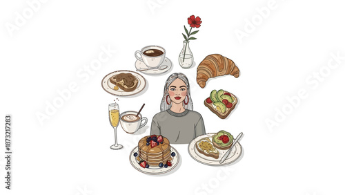 easter decoration with eggs and flowers