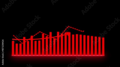 2035 business growth concept with rising graph showing marketing sales and profit increase. Marketing performance graph showing business growth and profit expansion.