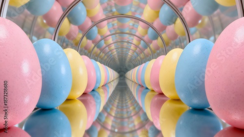 Recursive Easter for mathematical brands and pattern-based visual marketing.