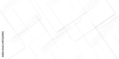 Abstract white and gray technology concept diamond triangle geometric line background. modern seamless business technology concept geometric shapes. squares and triangle with soft shadows as pattern.