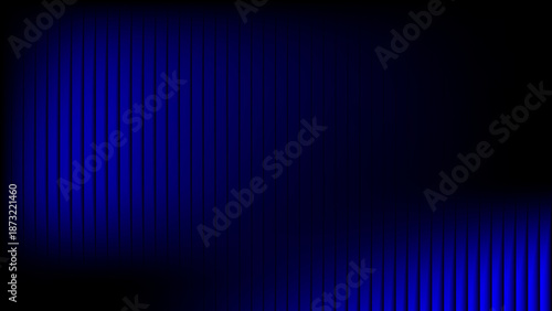 Abstract and Minimalist Dark Neon Line Gradient Vertical Lines Texture Background. Futuristic Glowing Stripe Pattern and Digital wallpaper