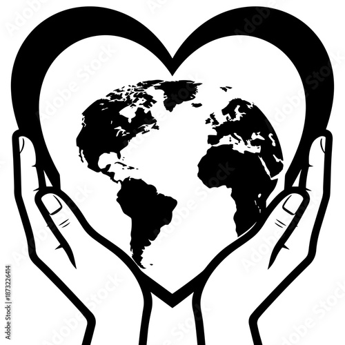 Diverse people hands holding the blue globe map to represent a global business concept and environmental protection for a green eco planet