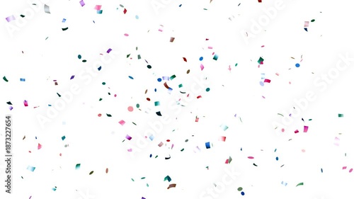 confetti rain effect overlay green screen alpha channel. Confetti Party Popper Explosion Animation. Slow motion Falling confetti Particles animation. multicolor gold confetti isolated transparent bg.