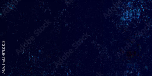 High speed dot moving technology concept. stripes halftone with blue light. speed movement pattern and motion blur over dark blue background. Vector Illustration. Eps 10