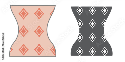 Body ache and spinal injury visualization with power flash icons for healthcare