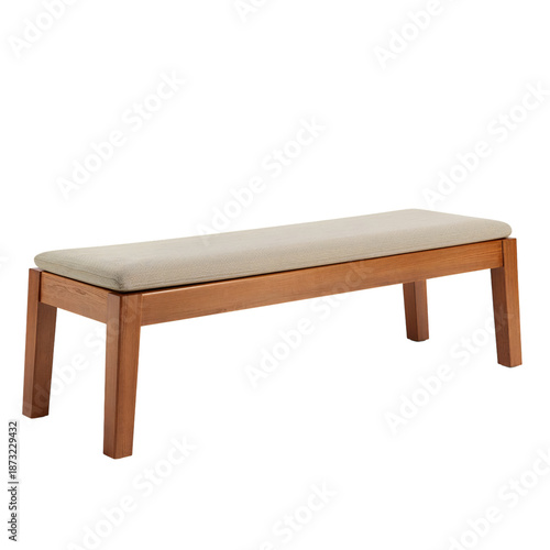 Wooden Table With Metal Frame in a Simple Design Suitable for Dining or as a ...