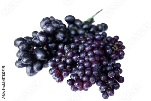 Grape, Red Grape, White Background, Bunch, Cut Out