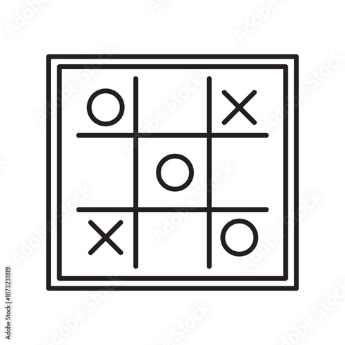Tic tac toe icon 