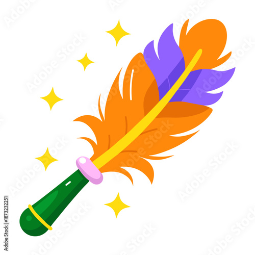 A flat style icon showing a dispensing ball  
