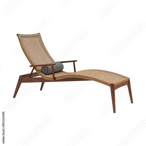 Modern Lounge Chair Design in Gray Color With Metal Frame and Comfortable Cus...