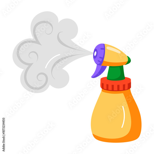 A flat style icon showing an automatic feeder  
