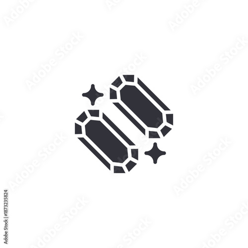 Royal crown jewel icon symbolizing monarchy, kingdom treasures, or noble wealth in fantasy themed designs.