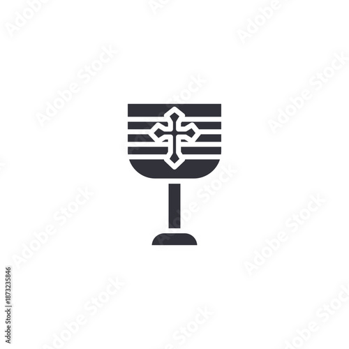 Royal chalice icon symbolizing ceremonial drinks, medieval feasts, or noble traditions in kingdom settings.