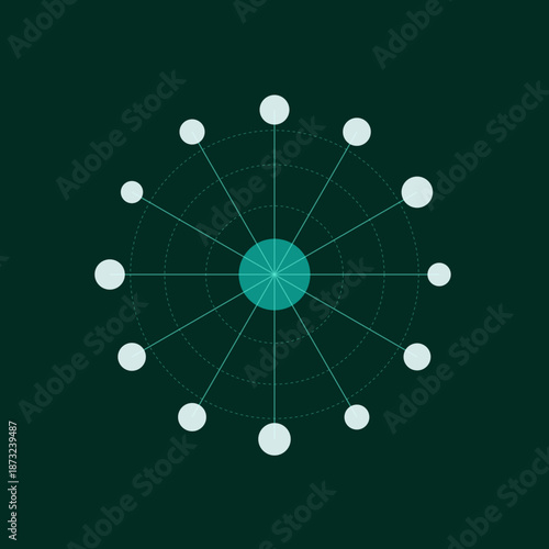 CRM vector illustration