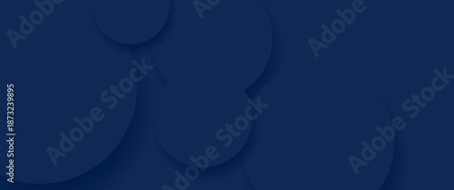 Dark colored abstract geometric background with circles. Abstract vector wallpaper, poster, banner, cover design