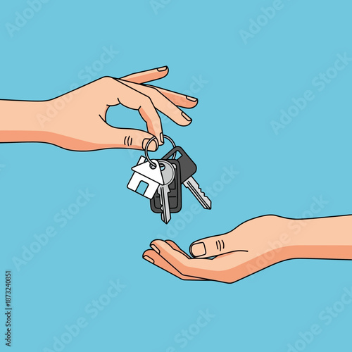 Key Exchange for New Home Property Transaction
