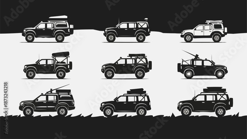 Collection of Off Road Vehicles and SUVs.