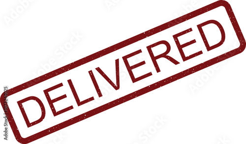 A textured red rectangular rubber stamp impression displays the word PENDING on a bright white surface