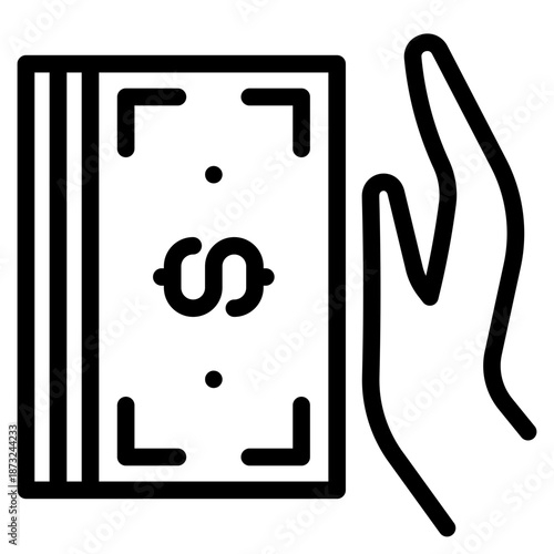 Bribery icon in vector illustration