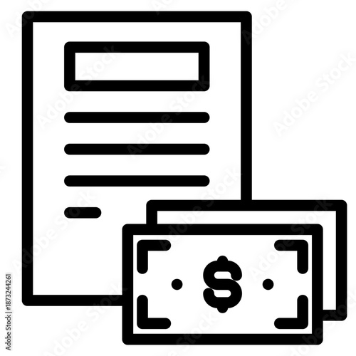 Fraudulent icon in vector illustration