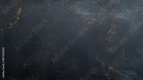 Art grunge texture background in black and golden design. Dark spooky art grunge background
