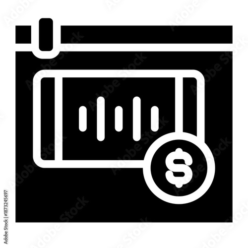  icon glyph style vector illustration