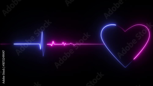 The visual style is often used for themes related to health, love, medical technology, or as a creative background. 