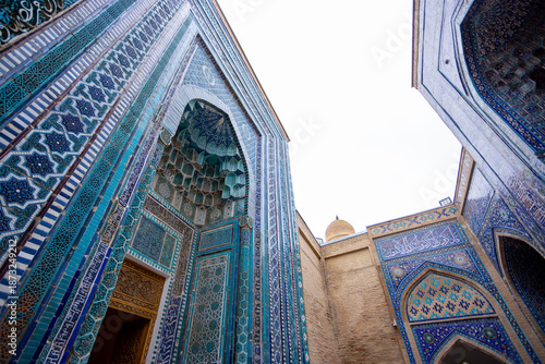 Photos Tuman Aka, part of Shah-i-Zinda Necropolis in Samarkand, Uzbekistan as one of t