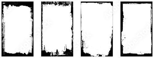 Grunge textures set. Collection of vector overlay, distress, textures .Simply Place texture over any Object to Create grunge, dirty effect .Various distressed backgrounds for your design. 