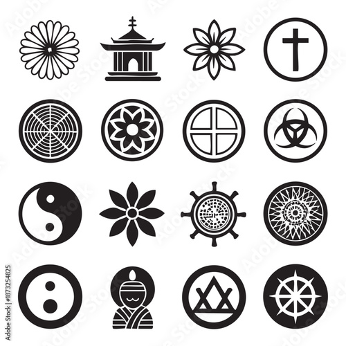 Global Cultural and Religious Symbols Collection icon