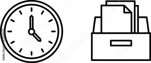 Time management with organized documents