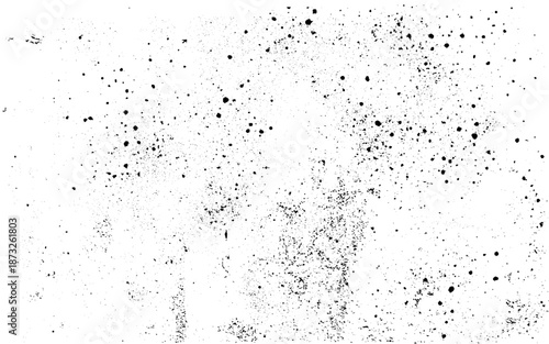 Speckle grain dot texture with distress noise effect. White paper grunge pattern with dust, grit, and dirt overlay. Vector illustration
