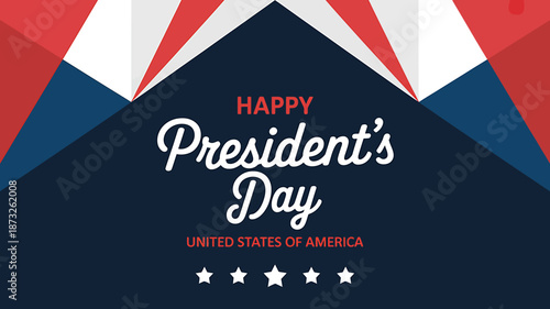 Happy Presidents Day Greeting Card for United States